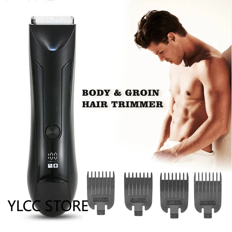 Men Intimate Area Hair Trimmer Safety Razor Clipper Grooming Tool