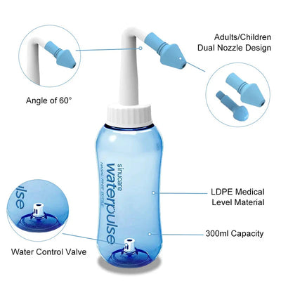 Dr.isla 330ML Nasal Irrigator Bottle Nasal Rinse Nose Cleaner