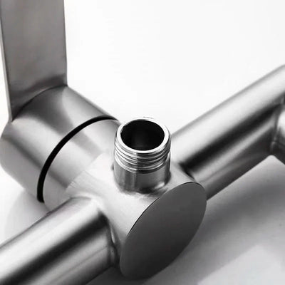 Stainless Steel Shower Faucet Wall Mounted SUS304 Bathroom Mixer