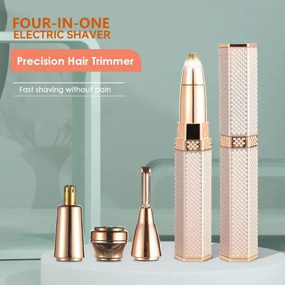 4 In 1 Facial Electric Shaver For Women Eyebrow Body Trimmer