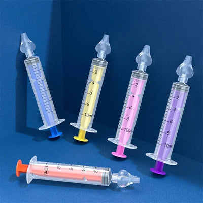 Baby Nasal Aspirator Syringe Nasal Irrigator Kids Nose Cleaner