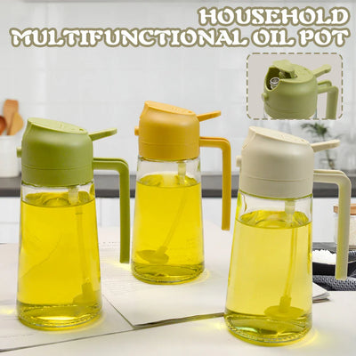 EZPour Glass Oil Dispenser For Precise Mess-Free Pouring