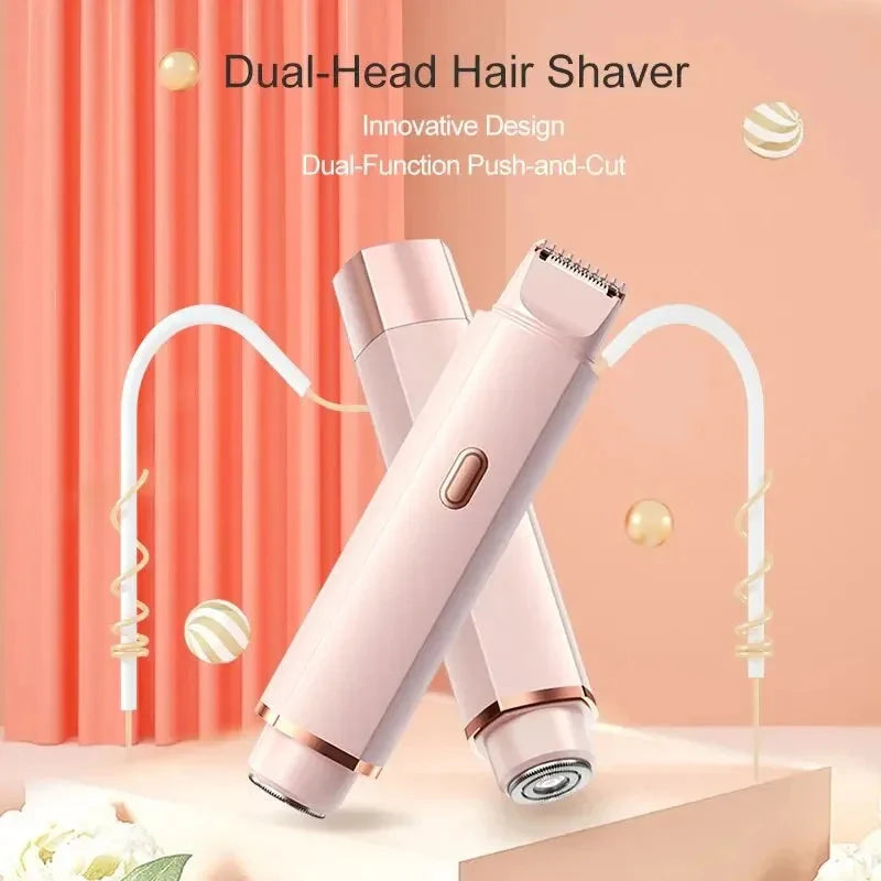Women's Electric Shaver Double Head Hair Remover For Smooth Skin