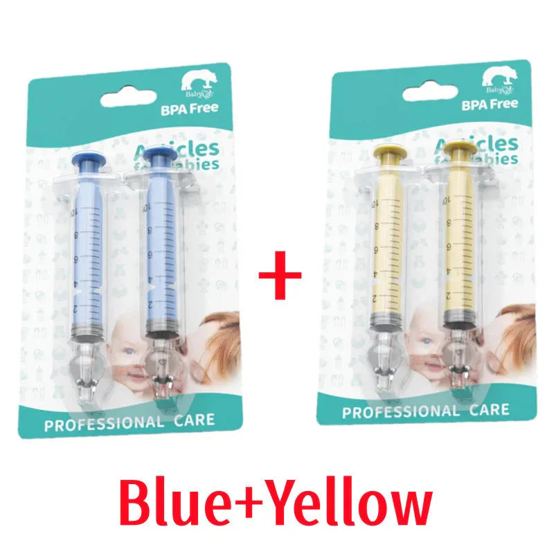 Baby Nasal Aspirator 10ML 20ML Soft Silicone Nose Cleaner Syringe