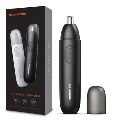 Nose Hair Trimmer For Men Rechargeable 360 Rotating Dual-Blade Shaver