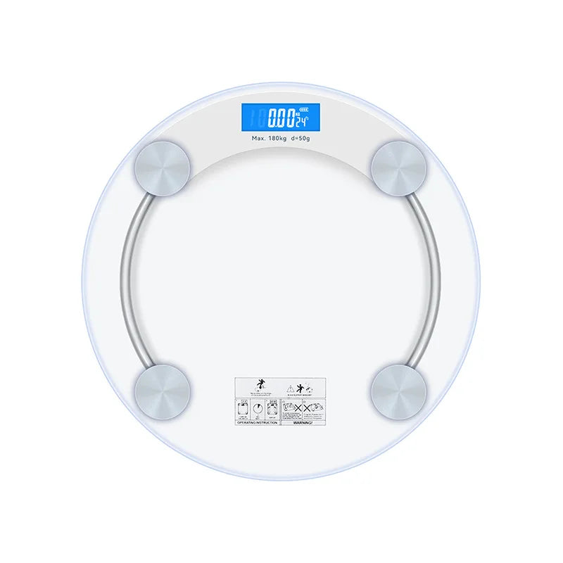 Digital Bathroom Scale LCD Electronic Body Weight Balance