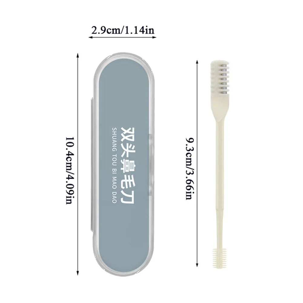 Rotating Nose And Ear Hair Trimmer Double Head Portable Groomer