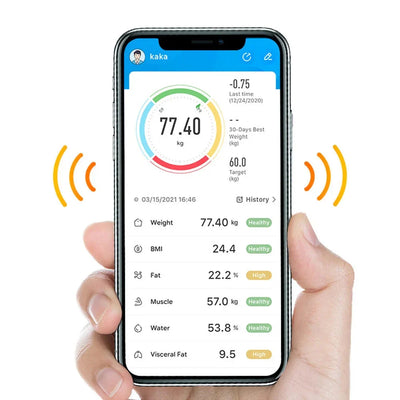 Bluetooth Smart Body Scale With BMI Measurement For Bathroom