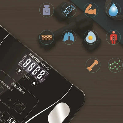 Bluetooth Digital Bathroom Scale Wireless Electronic Weight Monitor