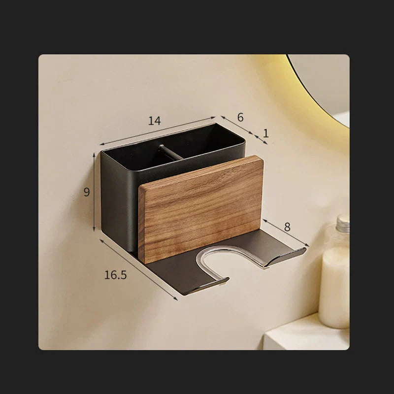 Hair Dryer Holder Wall Mount Stand Organizer For Straightener Cradle
