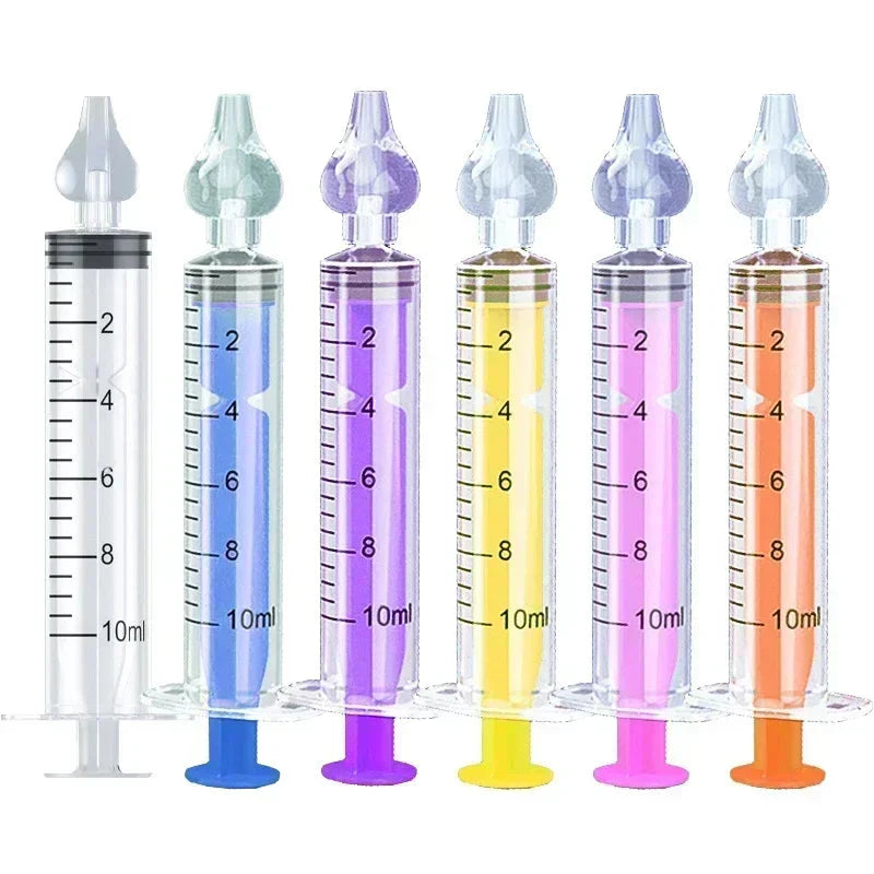 Baby Nasal Aspirator Silicone Nose Cleaner Syringe For Kids