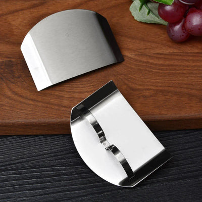 Stainless Steel Finger Guard For Safe Vegetable Cutting Protection