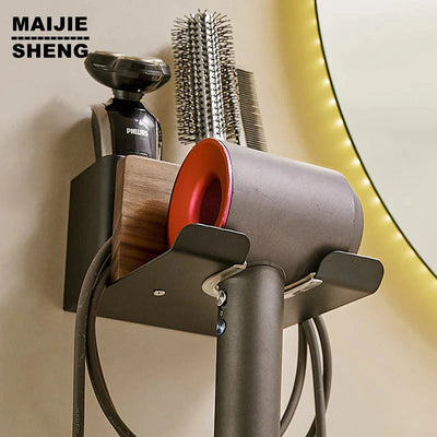 Hair Dryer Holder Wall Mount Stand Organizer For Straightener Cradle