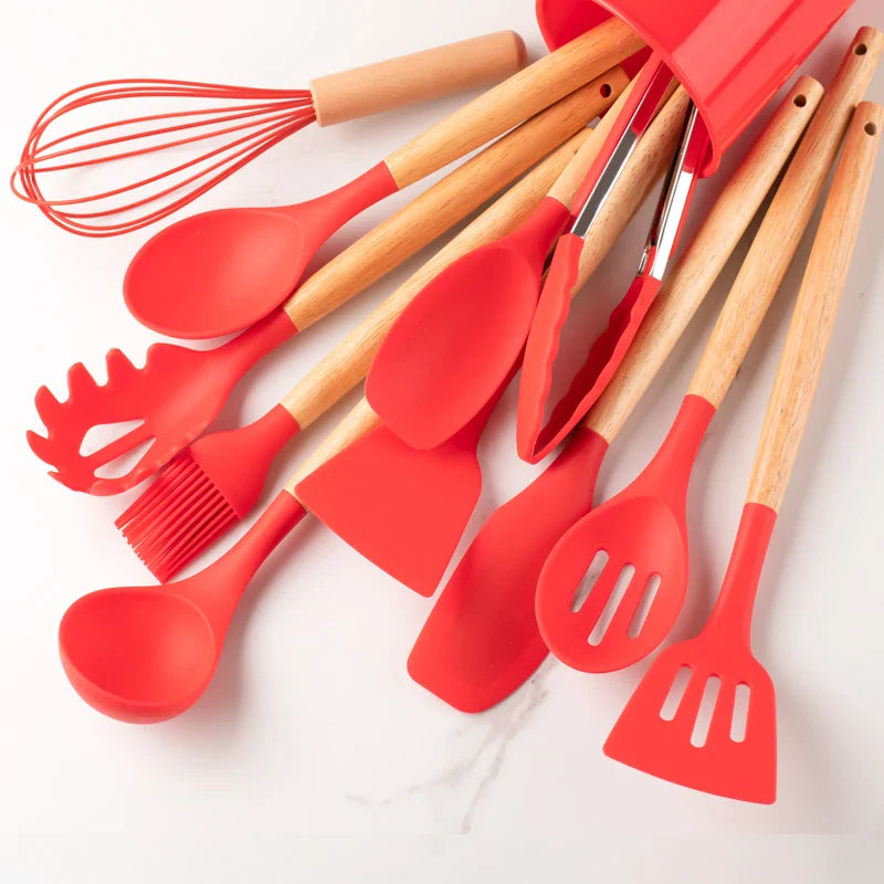 ChefEase Elite 12pcs Kitchen Utensil Set For Cooking