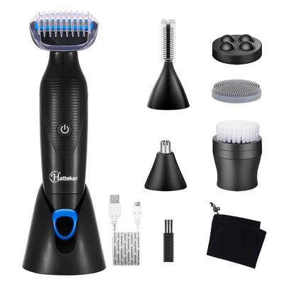 6 In 1 Men's Hair Trimmer Eyebrow Nose Ear Sideburns Grooming Kit