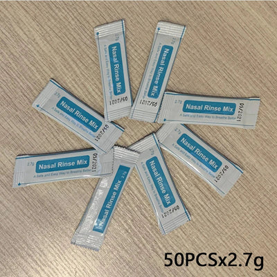 50PCS Nasal Wash Salt For Nose Irrigator And Cavity Care