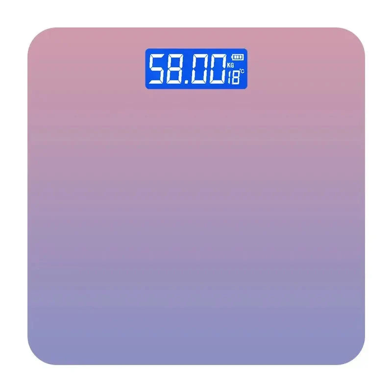 Bathroom Scale Clear Digital Body Weight Monitor Accurate Measurement