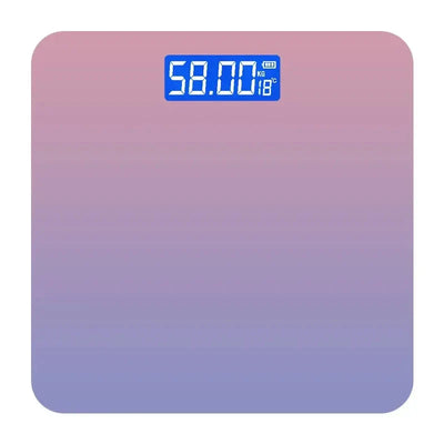 Bathroom Scale Clear Digital Body Weight Monitor Accurate Measurement