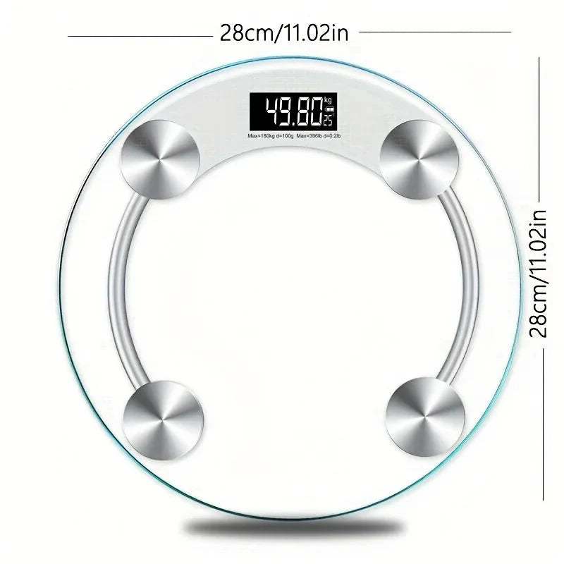 Bathroom Scale Precision Weight Tracking Modern Design 180kg Capacity