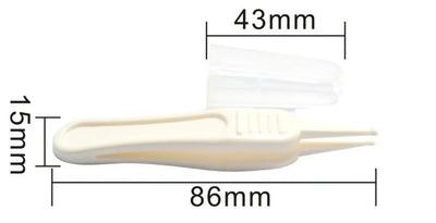 Baby Safety Tweezers Plastic For Nose And Ear Cleaning Care