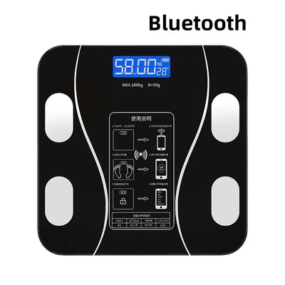 Bluetooth Weight Scale Body Fat Analyzer Digital Bathroom Scale