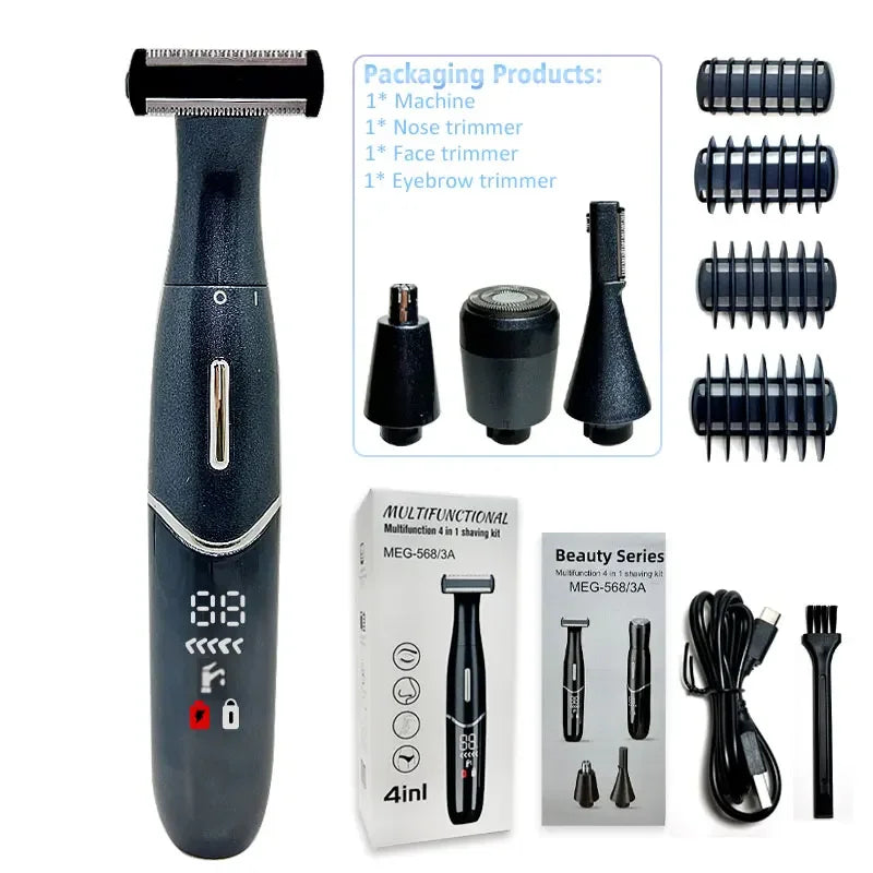 6 In 1 Female Electric Epilator For Body And Face Use