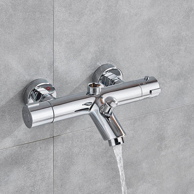 Bathtub Faucet Shower Set Wall Mount With Hand Shower Two Functions