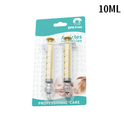 Baby Nasal Aspirator 10ML 20ML Soft Silicone Nose Cleaner Syringe