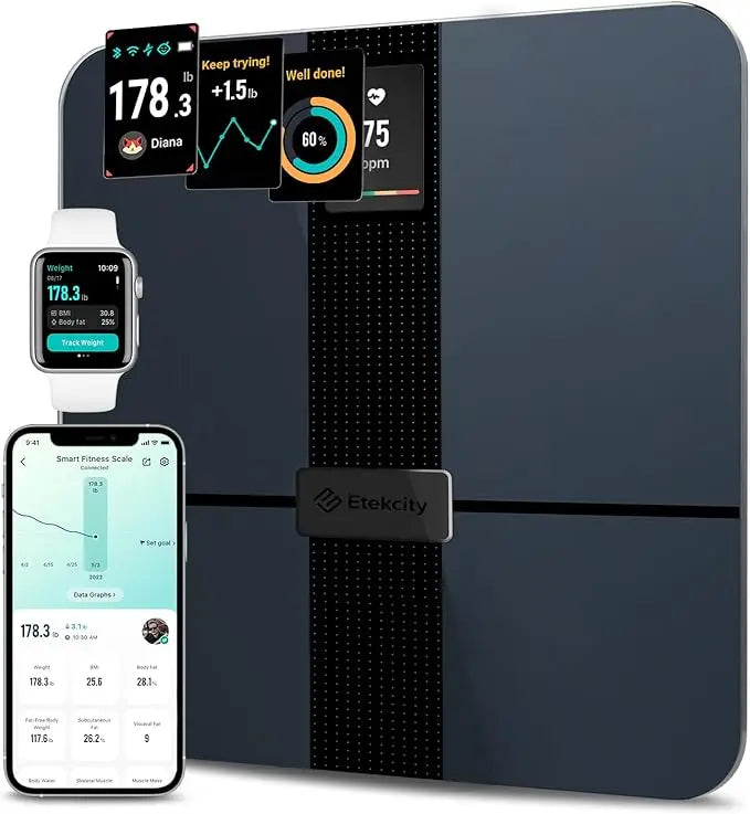 Smart Scale Digital Bathroom Body Weight And Fat Monitor