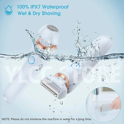 Women's Electric Shaver Bikini Trimmer For Face Underarms Legs Body