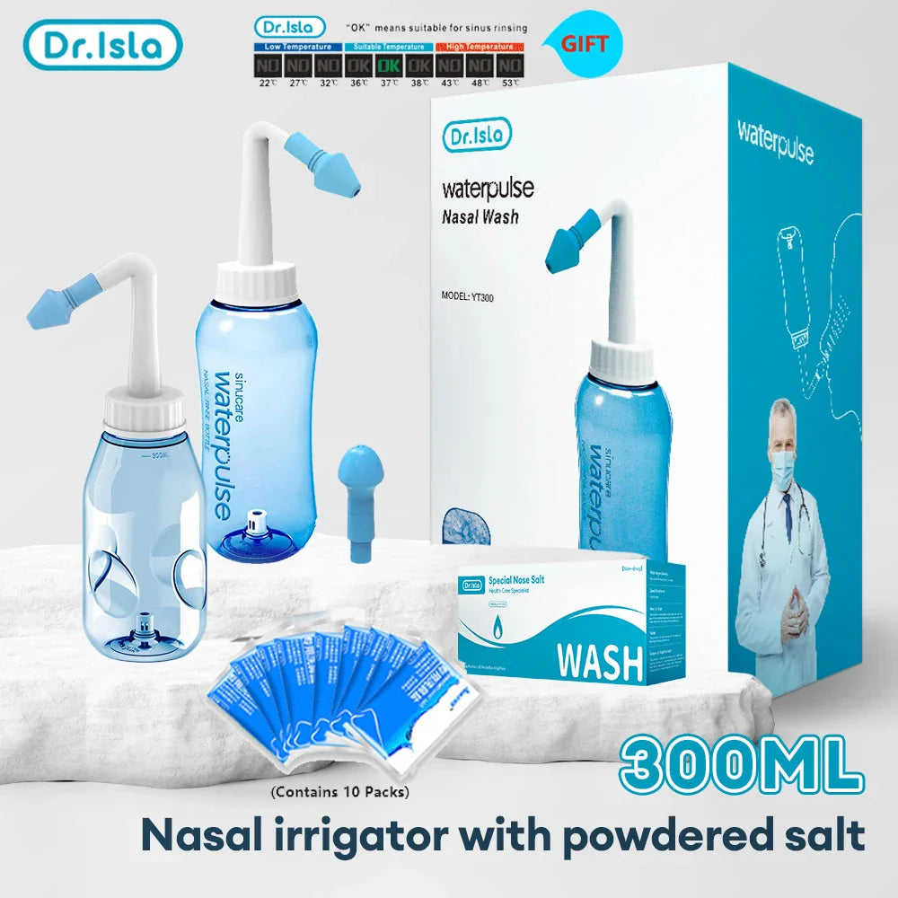Dr.isla 330ML Nasal Irrigator Bottle Nasal Rinse Nose Cleaner