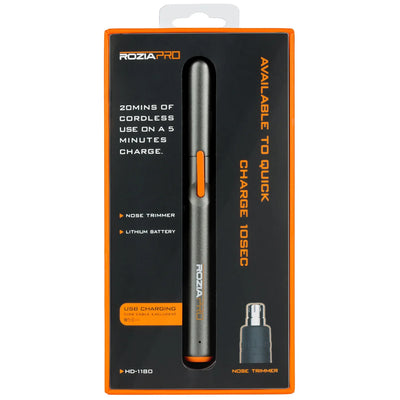Nose And Ear Hair Trimmer Portable USB Charging Rotating Groomer