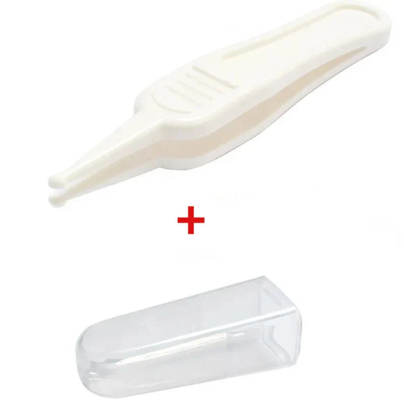 Baby Safety Tweezers Plastic For Nose And Ear Cleaning Care