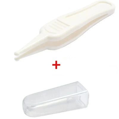 Baby Safety Tweezers Plastic For Nose And Ear Cleaning Care