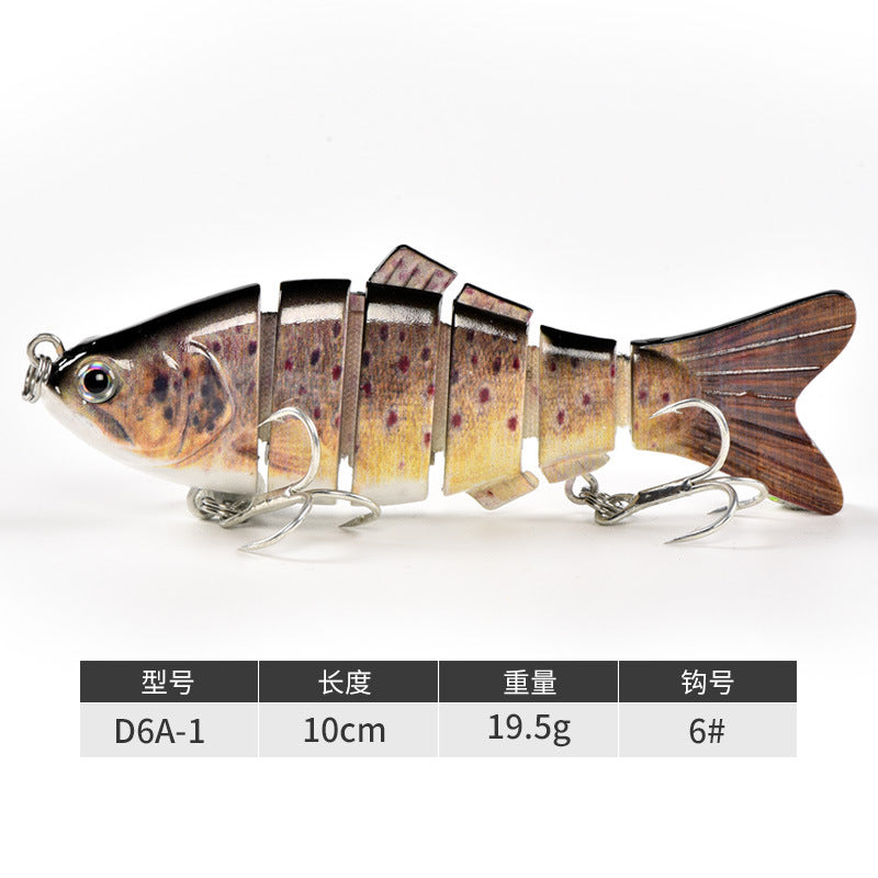 Lifelike Multi-Jointed Sinking Fishing Lure For Realistic Action
