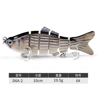 Lifelike Multi-Jointed Sinking Fishing Lure For Realistic Action