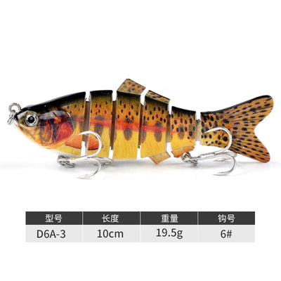 Lifelike Multi-Jointed Sinking Fishing Lure For Realistic Action