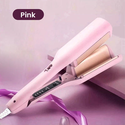 Heated Curling Iron For Effortless Stylish Long-Lasting Curls