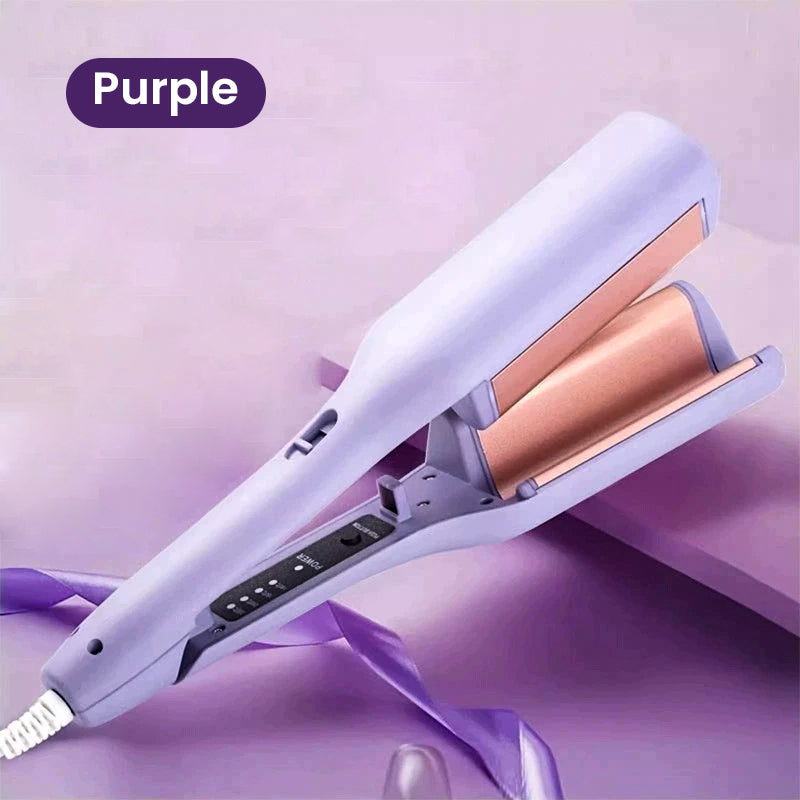 Heated Curling Iron For Effortless Stylish Hair Styling