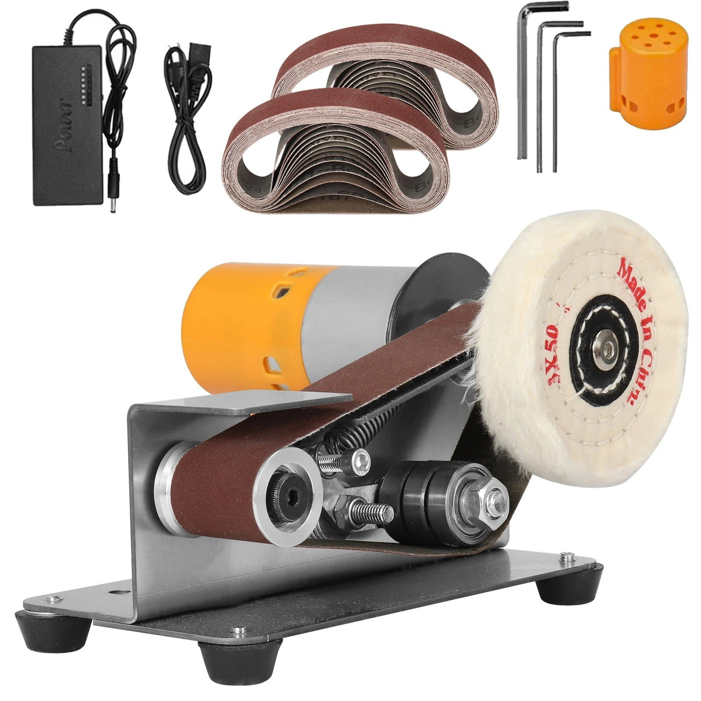 Electric Belt Sander Powerful Woodworking Tool For Smooth Finishing