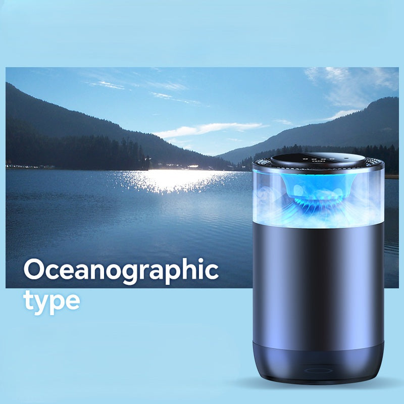 Smart Car Air Freshener Rechargeable Mist With RGB Sound Lights