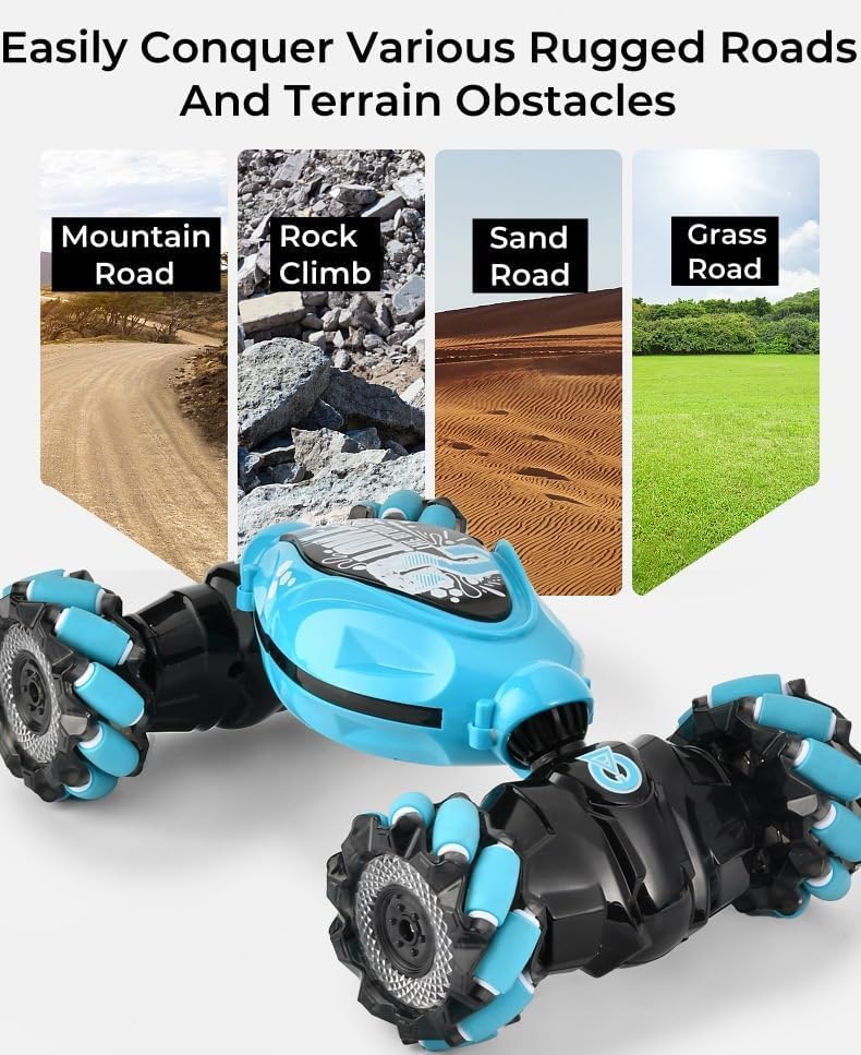 MotionMaster Gesture Controlled Stunt Car With Remote Control Set