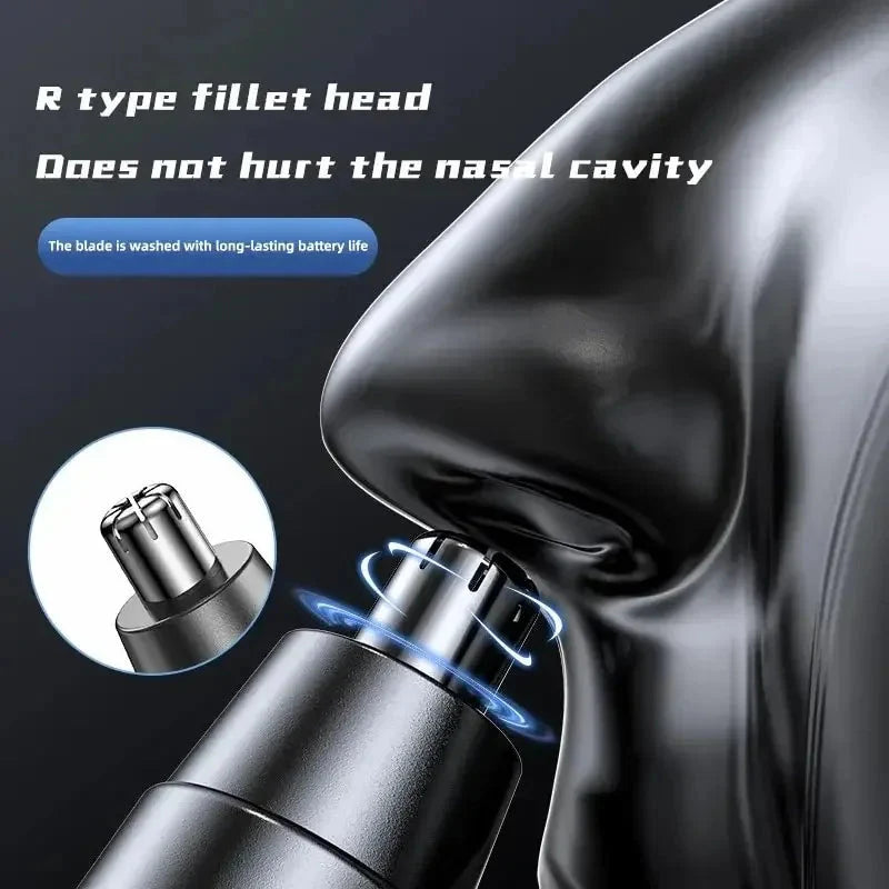 Electric Nose Hair Trimmer For Ear And Nose Painless Grooming