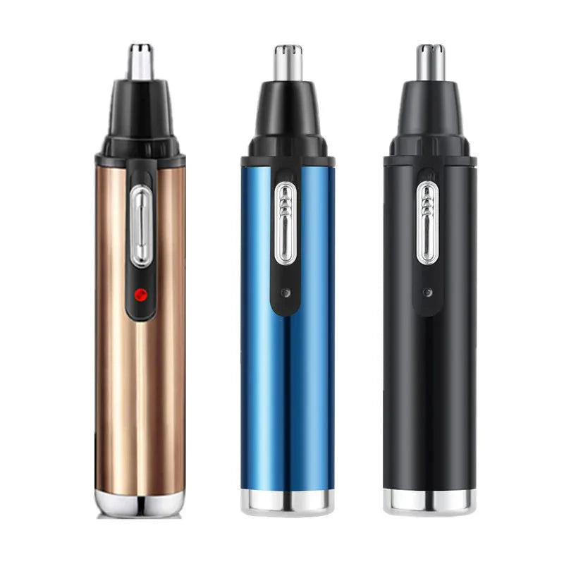 Ear And Nose Hair Trimmer With Eyebrow And Facial Hair Removal For Men