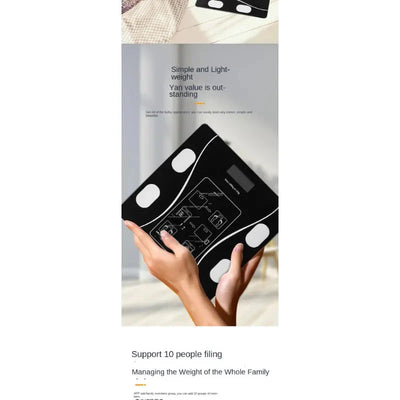 XING CHEN Smart Body Fat Scale Electronic Digital Weight Monitor