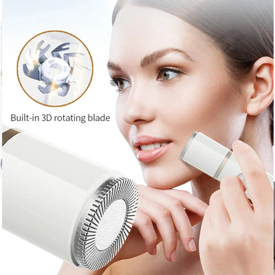 Women's Electric Shaver Cordless Eyebrow Bikini Facial Hair Remover