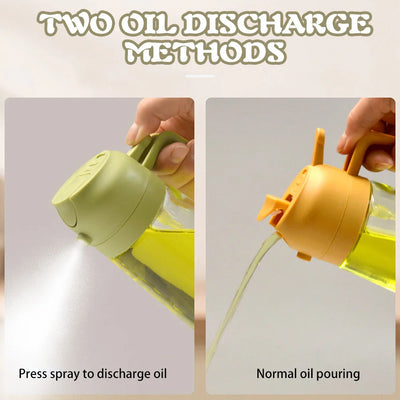 EZPour Glass Oil Dispenser For Precise Mess-Free Pouring