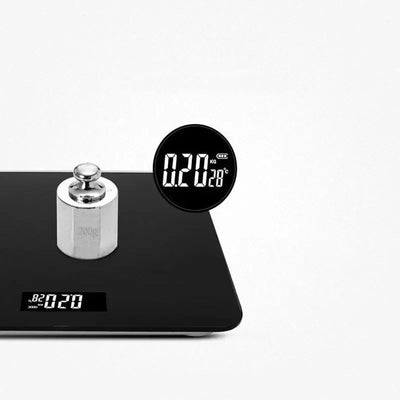 Gym Battery Digital Bathroom Scale Black Tempered Glass Weighing