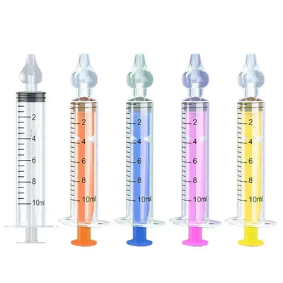 Baby Nasal Aspirator Silicone Nose Cleaner Syringe For Kids