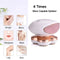 Rechargeable Lady Epilator For Face Legs Arms 4x Hair Removal Power